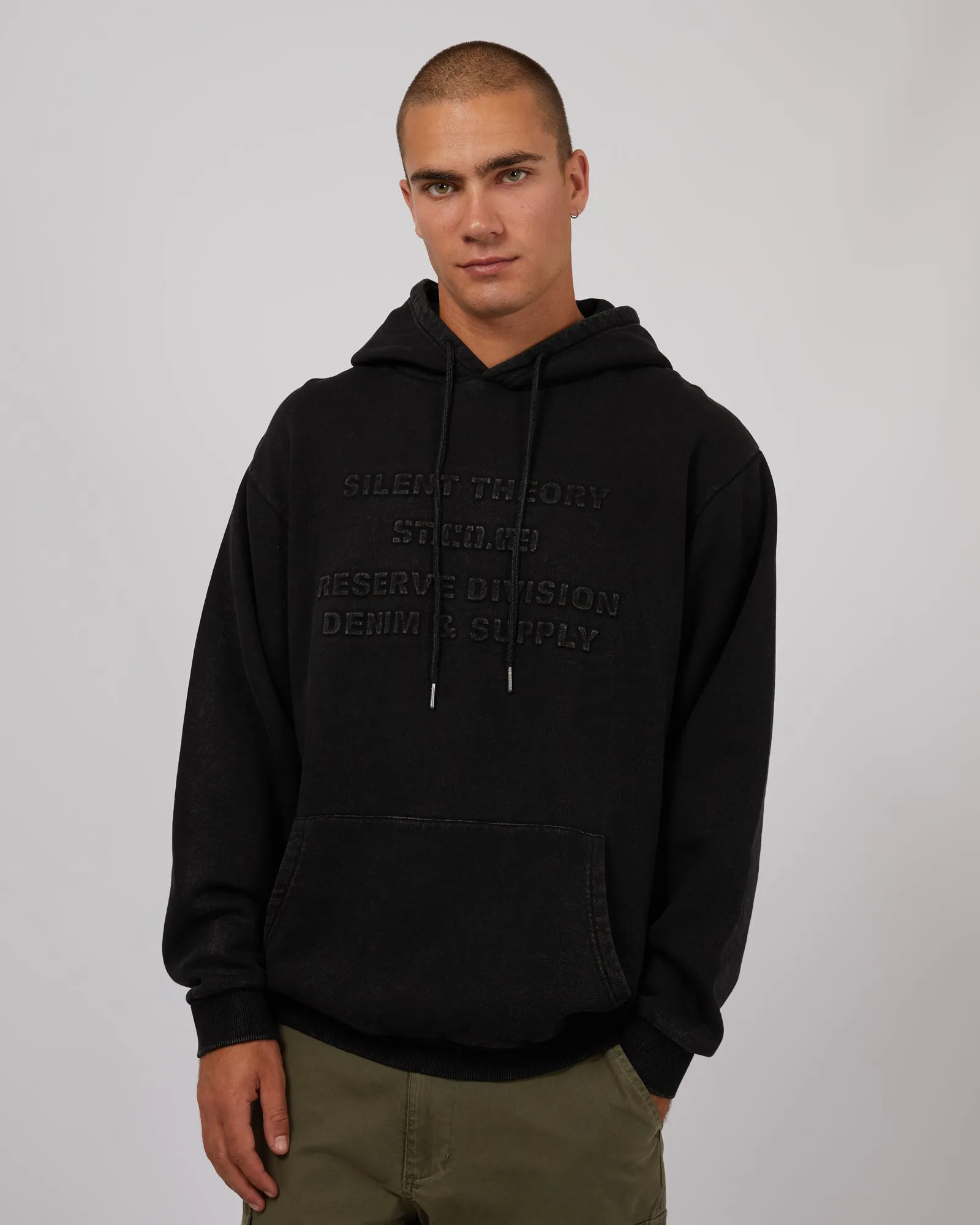 Saint Hoodie Washed Black