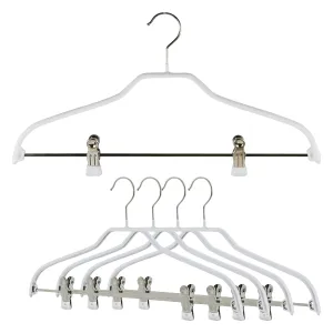 Silhouette, 40-FK, Pant Bar with Two Clips, White