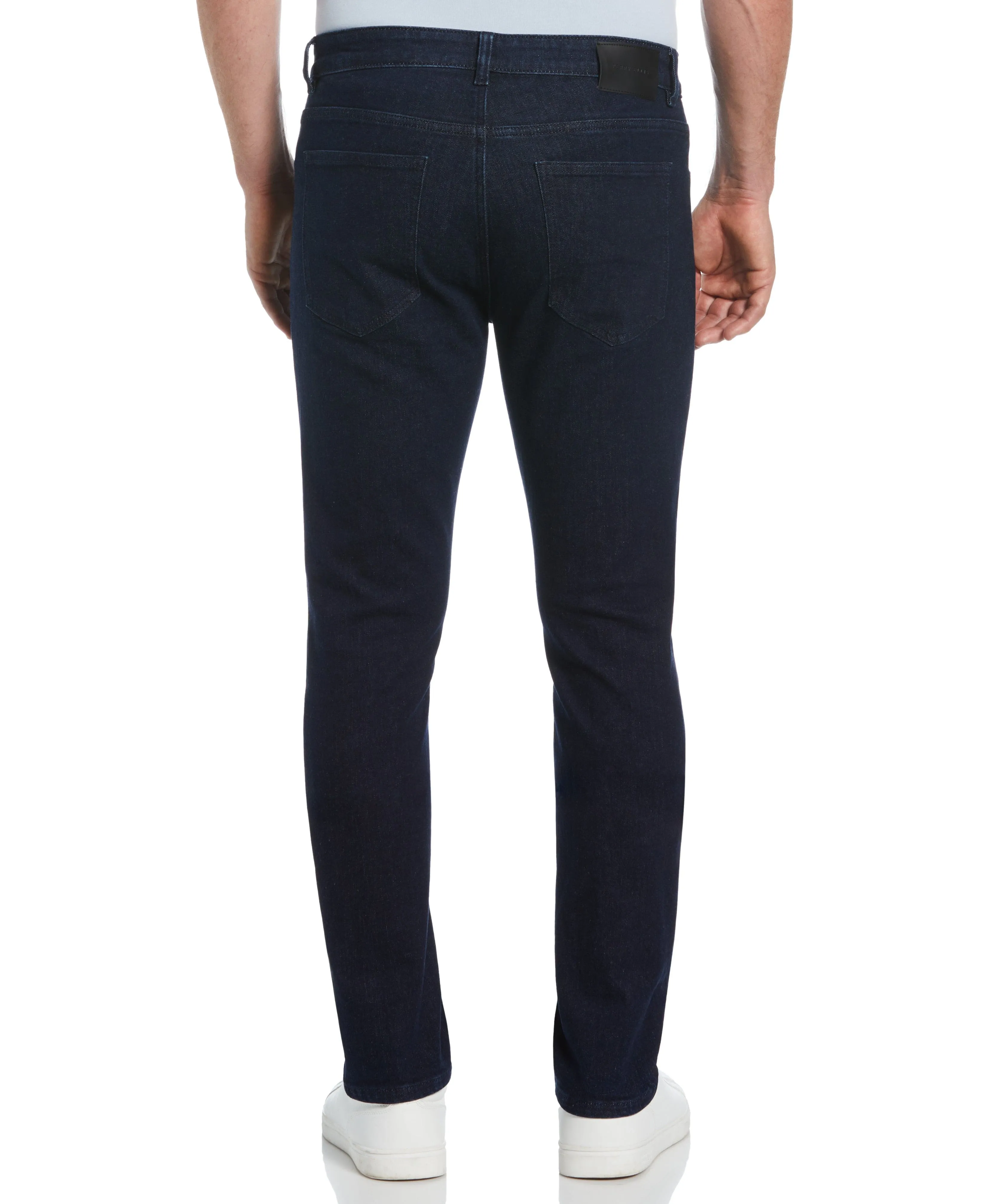 Slim Fit Indigo Rinse 5-Pocket Stretch Denim Jeans