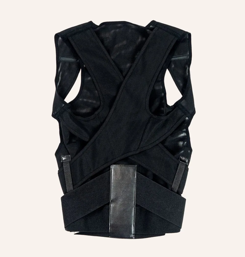 Swedish Posture Unisex Posture Position Vest Posture Corrector Black