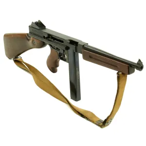 Hudson U.S. WWII Thompson M1A1 SMG Replica Blank Firing Gun