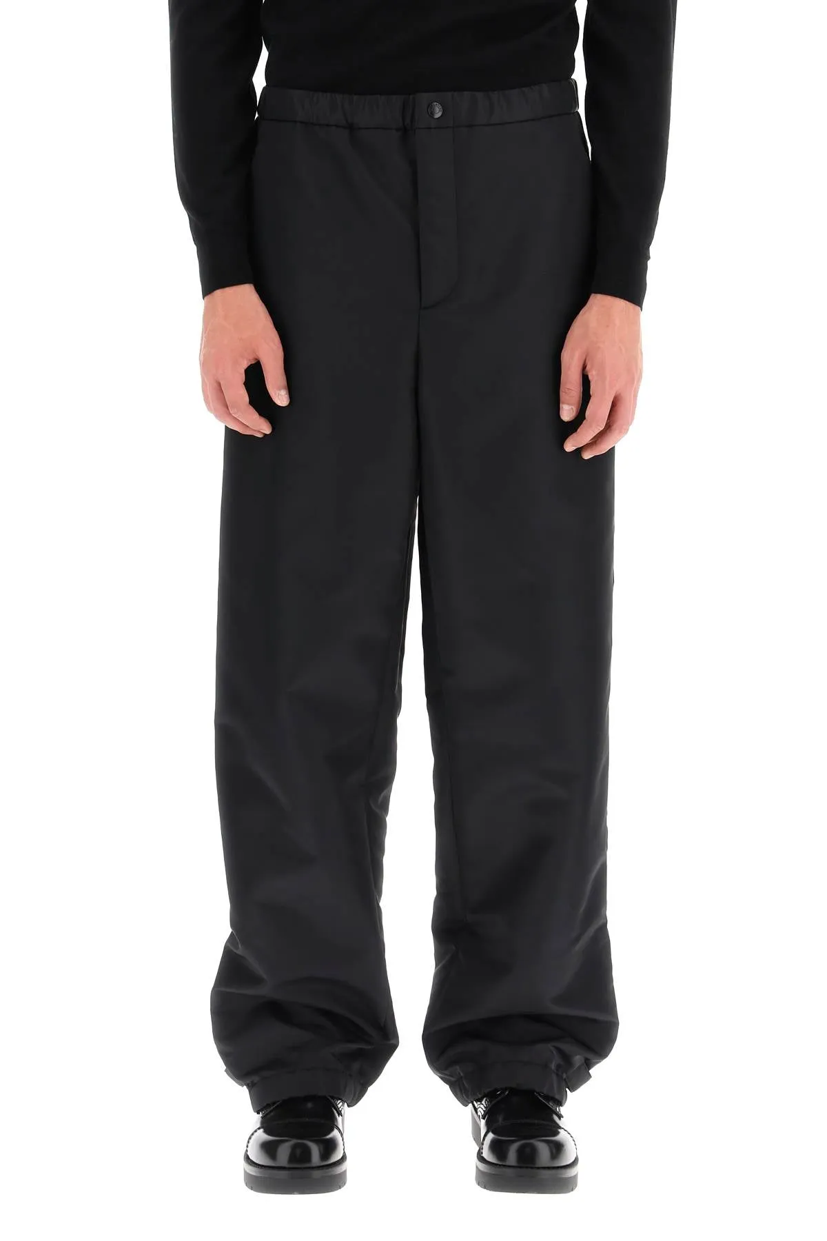 Valentino nylon cargo pants with roman stud detail